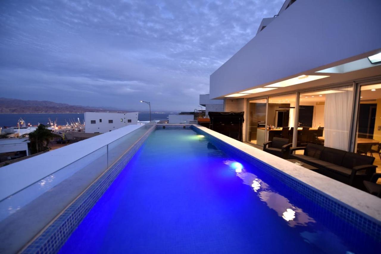 Private Pool Luxury Penthouses Sea View Eilat Esterno foto