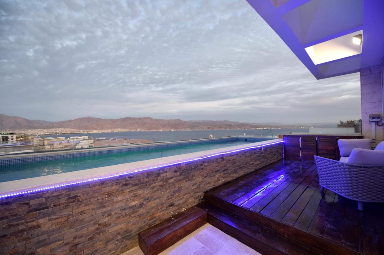 Private Pool Luxury Penthouses Sea View Eilat Esterno foto